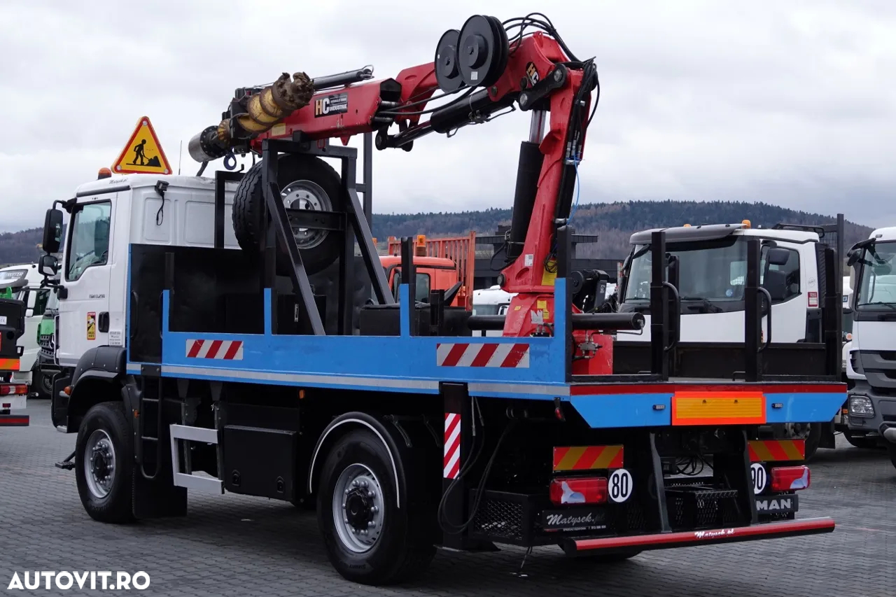 MAN TGM 13.290 / 4x4 / HDS HC 190 + GAMURIȚĂ 2 m / FORMAȚIE RICH / EURO 6 / MANUAL / AN 2019 - 7