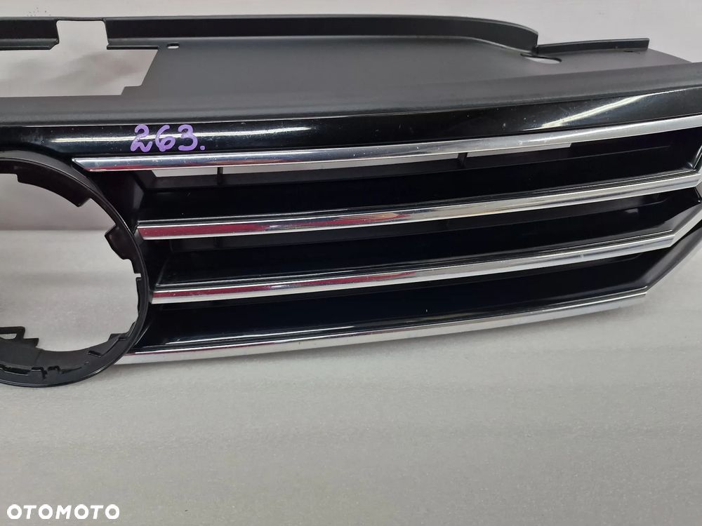 VW PASSAT B8 3G0 15-  ATRAPA / GRILL PRZEDNI PRZÓD NA WĄSKĄ GÓRNĄ LISTWĘ / CHROM , NR 3G0853651 / 3G0853651A / 3G0853653 , NR AUKCJI GL263 - 8