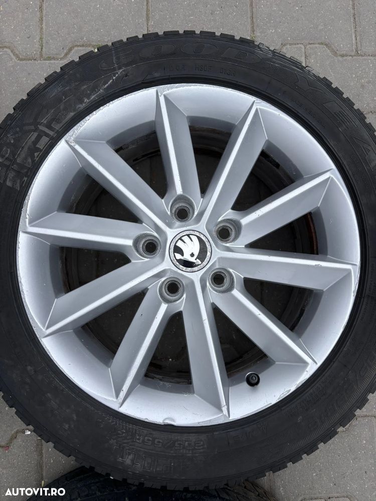 Set Jante/Set roti Skoda Octavia 3 205/55/16 - 3