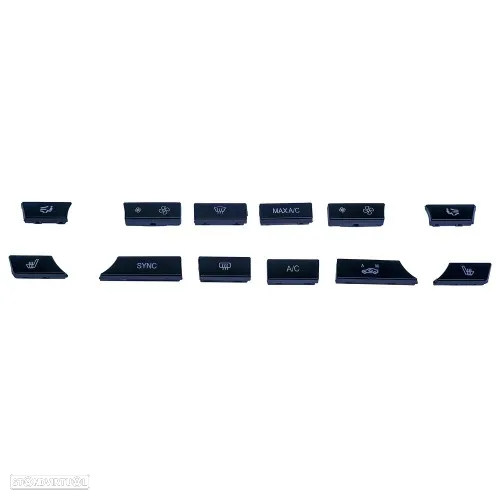 Kit de botões do comando do ar condicionado Bmw Série 5 F10 F11 F12 - 2