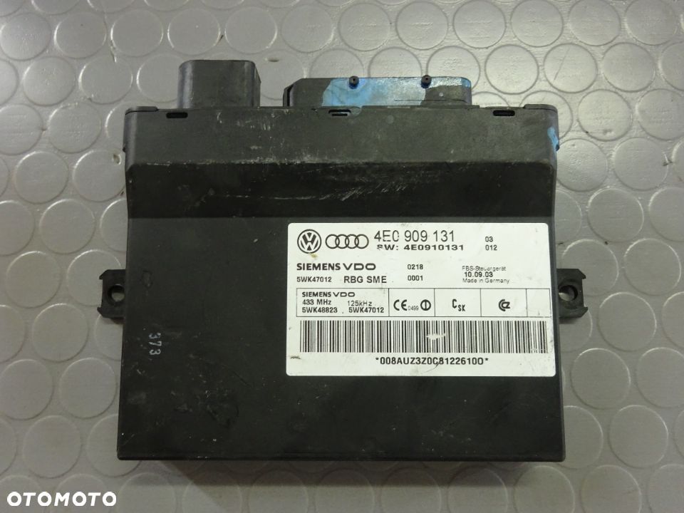 4E0909131 modul sterownik KESSY Audi A8 D3 03-10 czesci