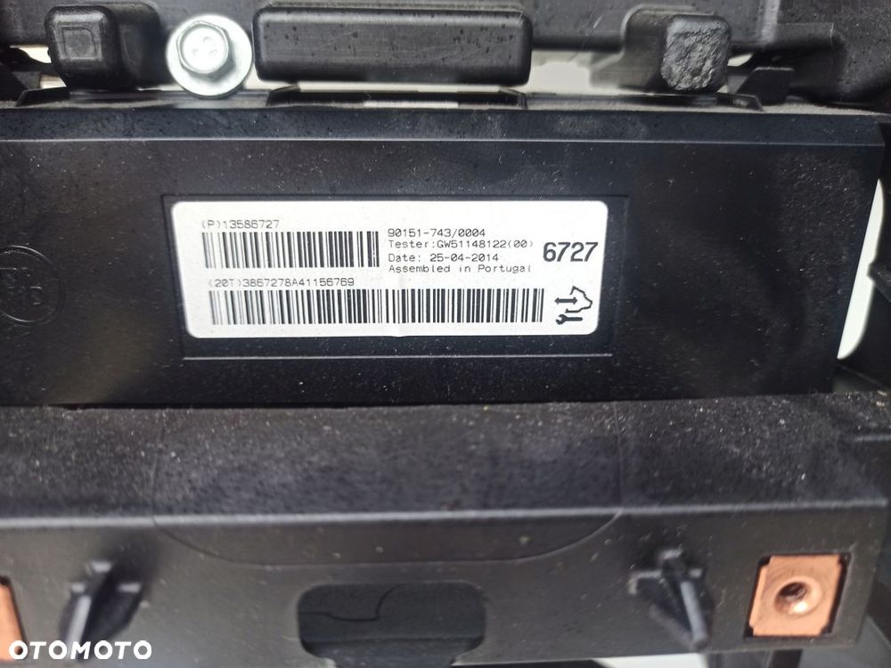 Deska rozdzielcza konsola kokpit OPEL ASTRA IV J LIFT 12-15 Europa Oryginał - 4