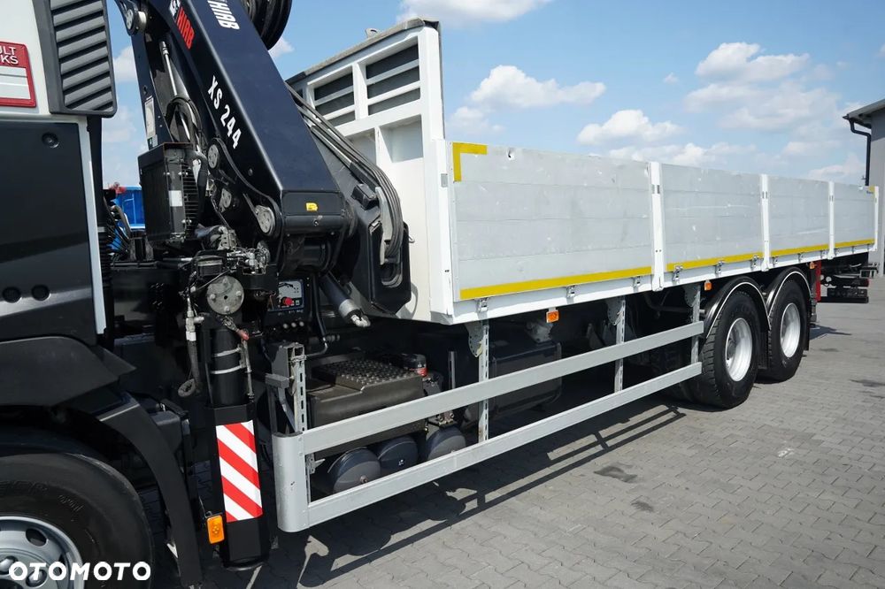 Renault C 380 / 6x4 / SKRZYNIOWY 6,8 m / + HDS HIAB 244 EP-5 /  WYSÓW: 15 M / MAX 8 400 KG /  MANUAL / EURO 6 - 13