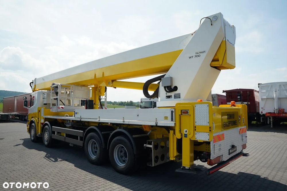 Scania P 380 / 8x4 / PODNOŚNIK KOSZOWY / PALFINGER WT 700 / WYSOKOŚĆ ROBOCZA 70 M / - 5