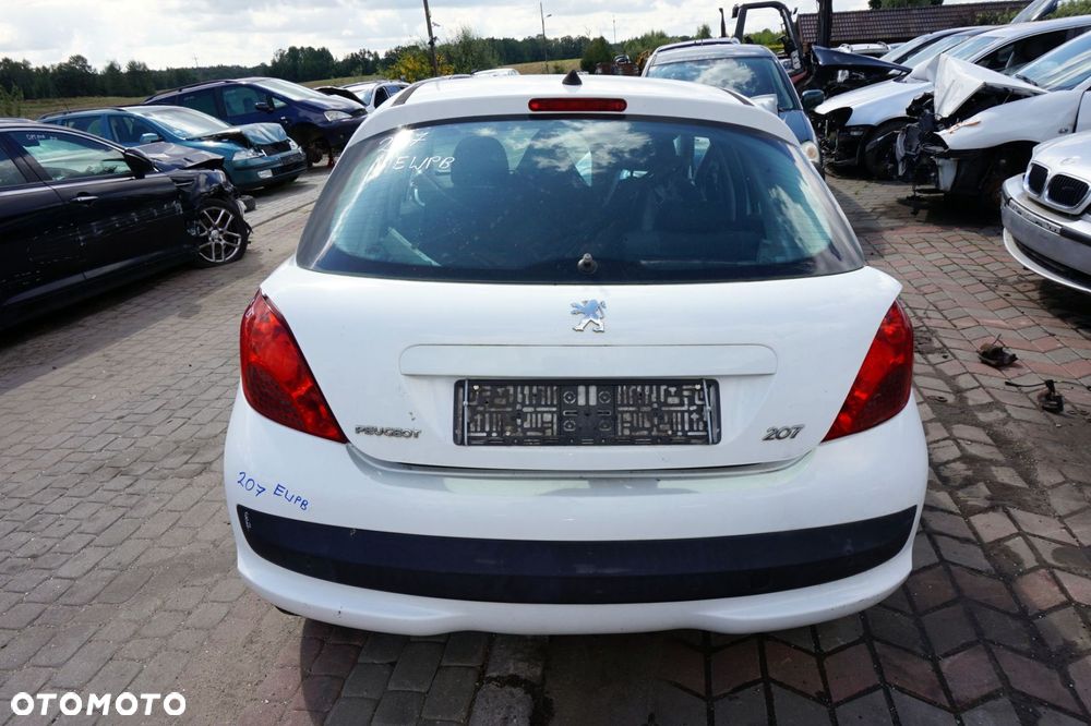 PEUGEOT 207 LIFT 5D HB 2010 EWPB 1.4 HDI DV4TD 68KM 20CQ55 BIAŁY na części - 4