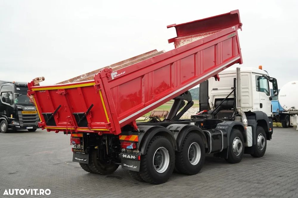 MAN TGS 35.400 / 8X4 / BASCULATOR CU 2 LATE / HIDRODECKER / MEILLER / AUTOMAT - 5