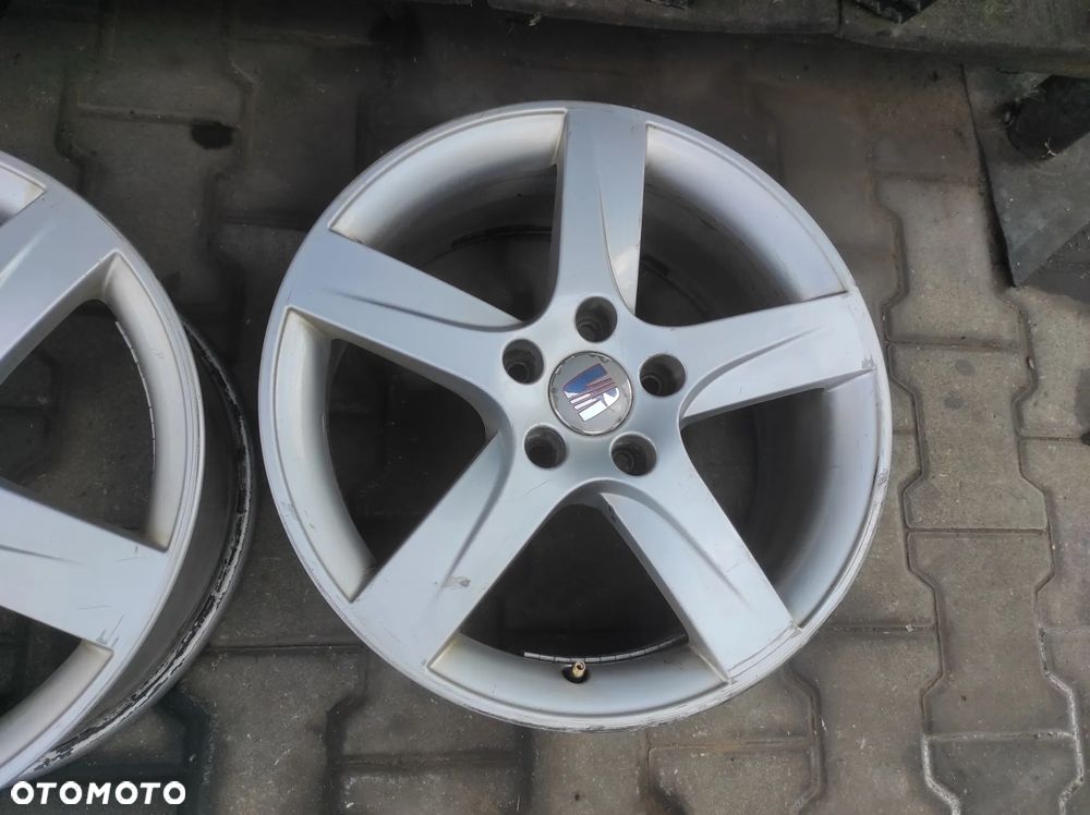 FELGA ALUMINIOWA KOŁO ALUFELGA 5X112 R17 7J ET 54 SEAT LEON 2 ALTEA TOLEDO 3  1P0601025M WYSYŁKA !!!!! - 3