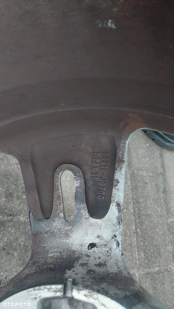 HYUNDAI KONA FELGA ALUMINIOWA R17 7.0JX17 52910-J9700 58910J9700 - 3