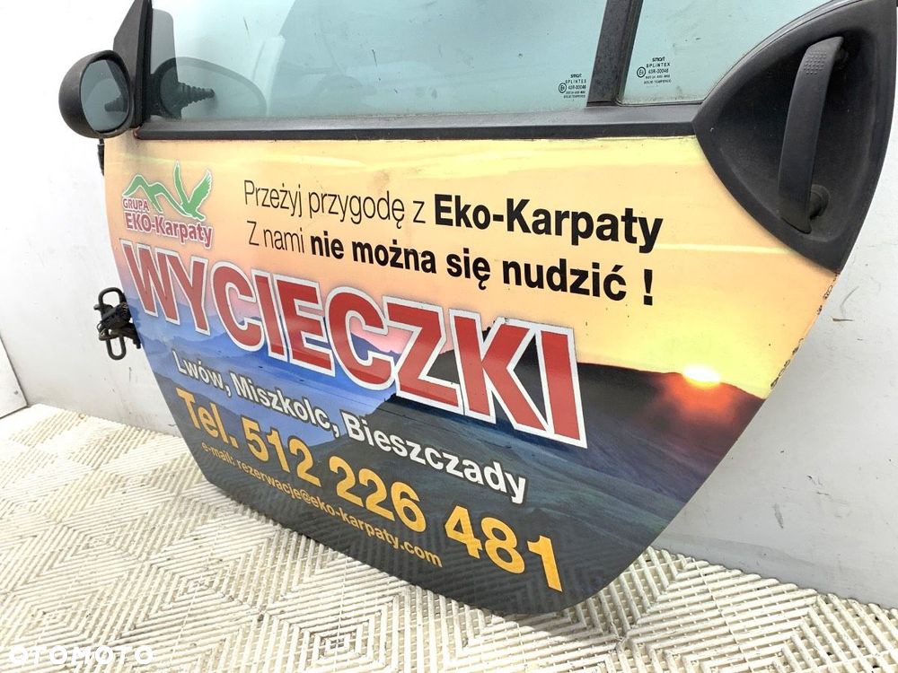 DRZWI LEWY PRZÓD  SMART FORTWO coupe (450) 2004 - 2007 0.6 (450.332) 45 kW [61 KM] benzyna 2004 - - 2