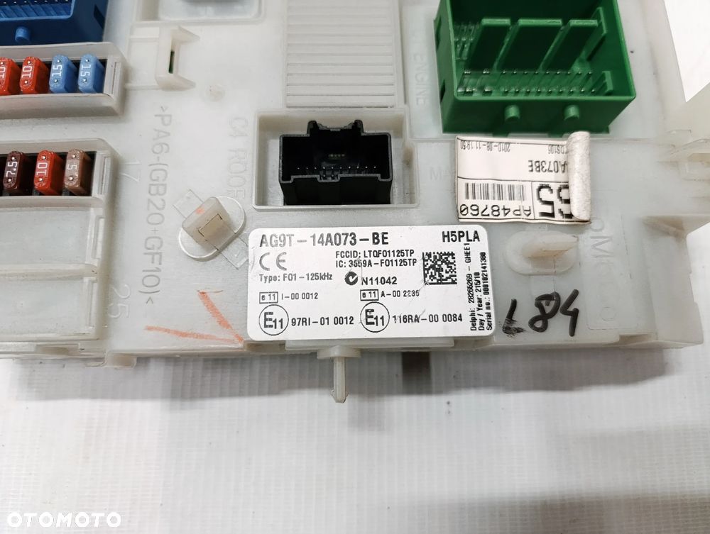 MODUŁ KOMFORTU BCM BSI MONDEO MK4 S-MAX MK1 AG9T-14A073-BE - 2
