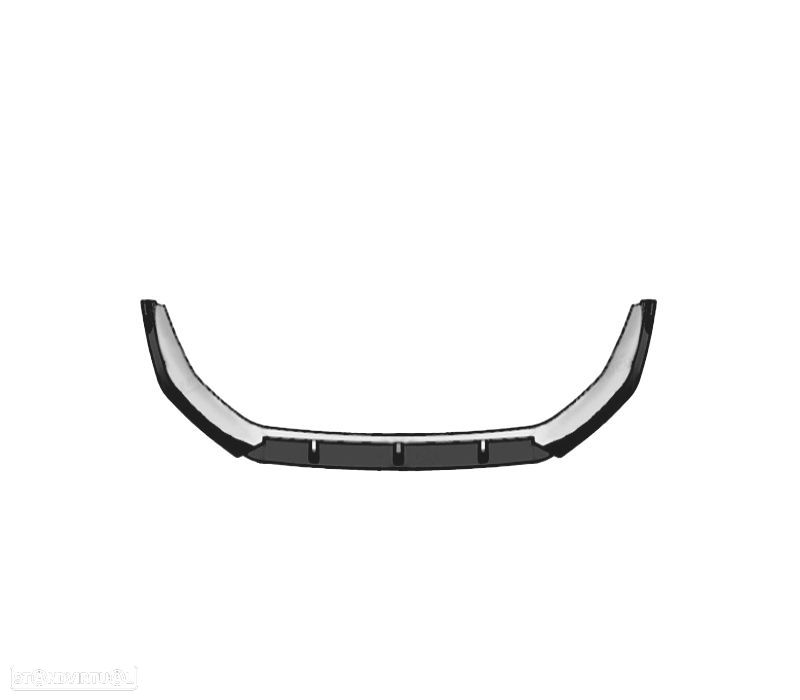 SPOILER LIP FRONTAL VOLKSWAGEN VW GOLF 8.5 24- PRETO BRILHANTE - 2