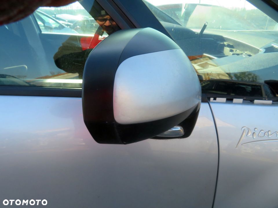 LUSTERKO ELEKTRYCZNE PRAWE C4 PICASSO I EZRC 9-PIN SREBRNY 6+3 CITROEN 2006-2010 - 2