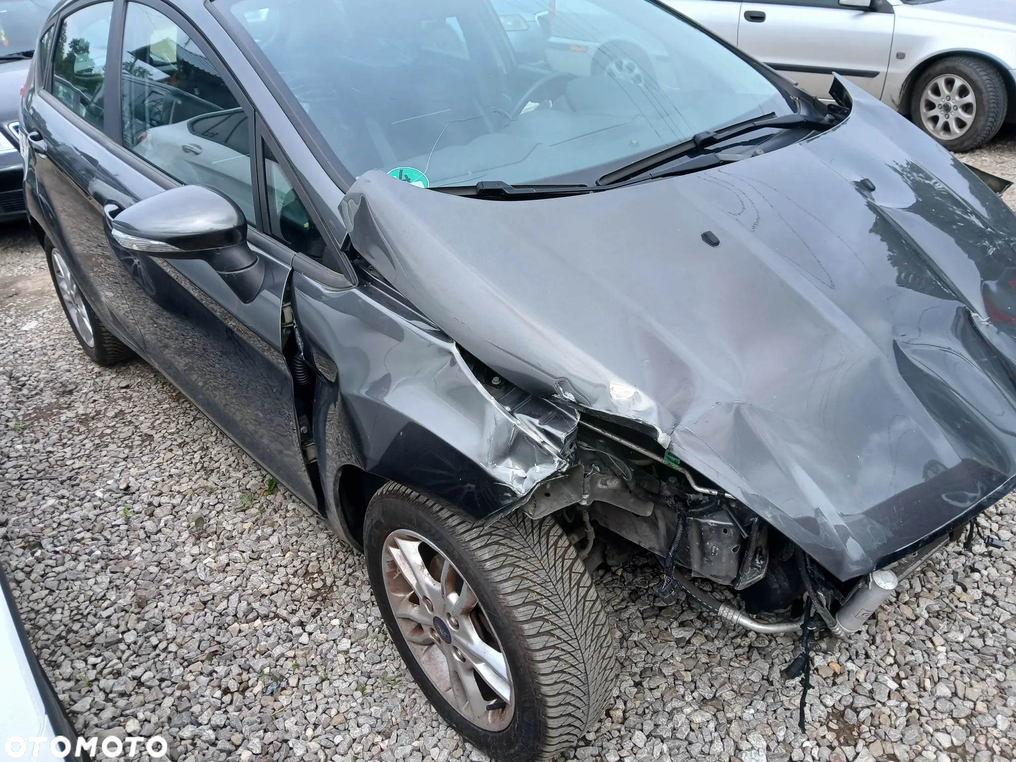 ford fiesta MK7 (12-19) kolor MAGNETIC 5D maska pokrywa silnika klapa bagażnika zderzak lampa - 6