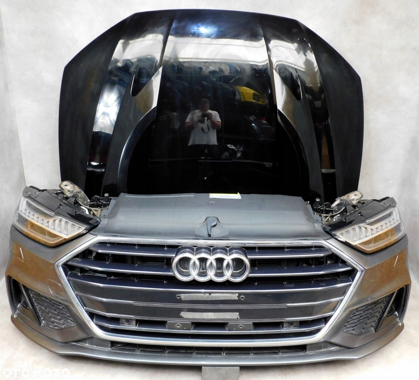 AUDI A7 C8 4K8 S LINE PRZÓD ZDERZAK LAMPY MASKA PAS BŁOTNIKI MATRIX - 1