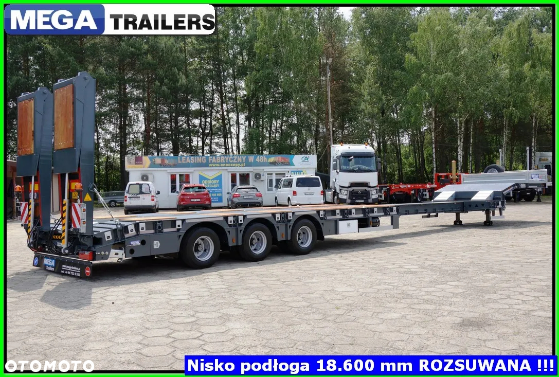 Mega Nisko-podwoziowa dł. 18,60 Mm, ROZSUWANA - KONTENERY 20, 30, 40 Ft !!! - 3