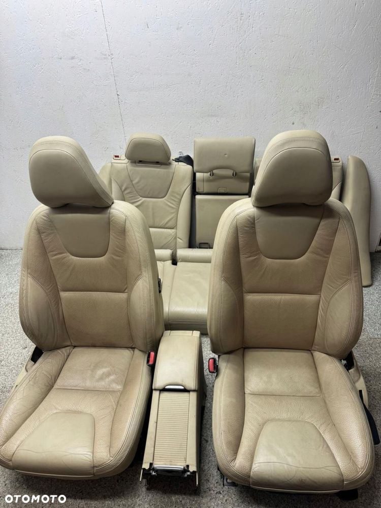 fotel lewy prawy kanapa komplet volvo v60 i 2011-2018 skóra - 7