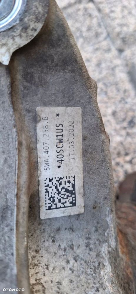 VW GOLF 8 VIII SEAT LEON IV 2019- zwrotnica piasta prawy przód 5WA407258B - 7