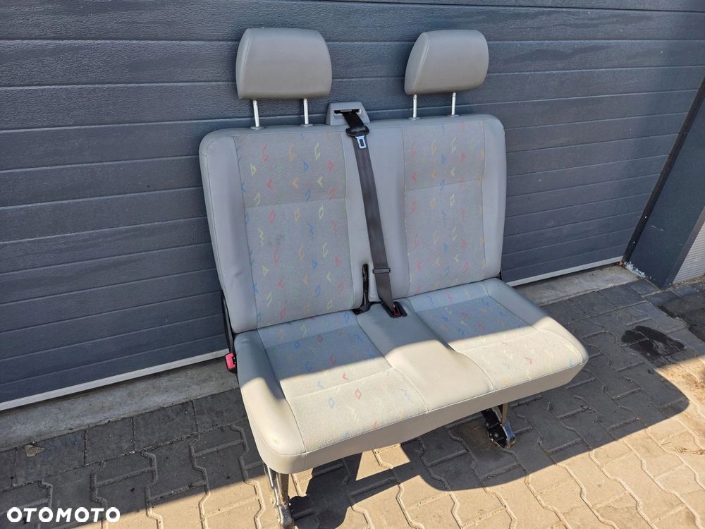 VW T5 T6 fotel podwójny dwójka kanapa 2 rząd TYŁ INKA - 3