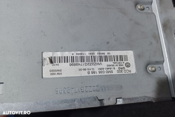 Radio cd 5M0035186B Volkswagen VW Passat B6 [2005 - 2010] Sedan 4-usi - 5