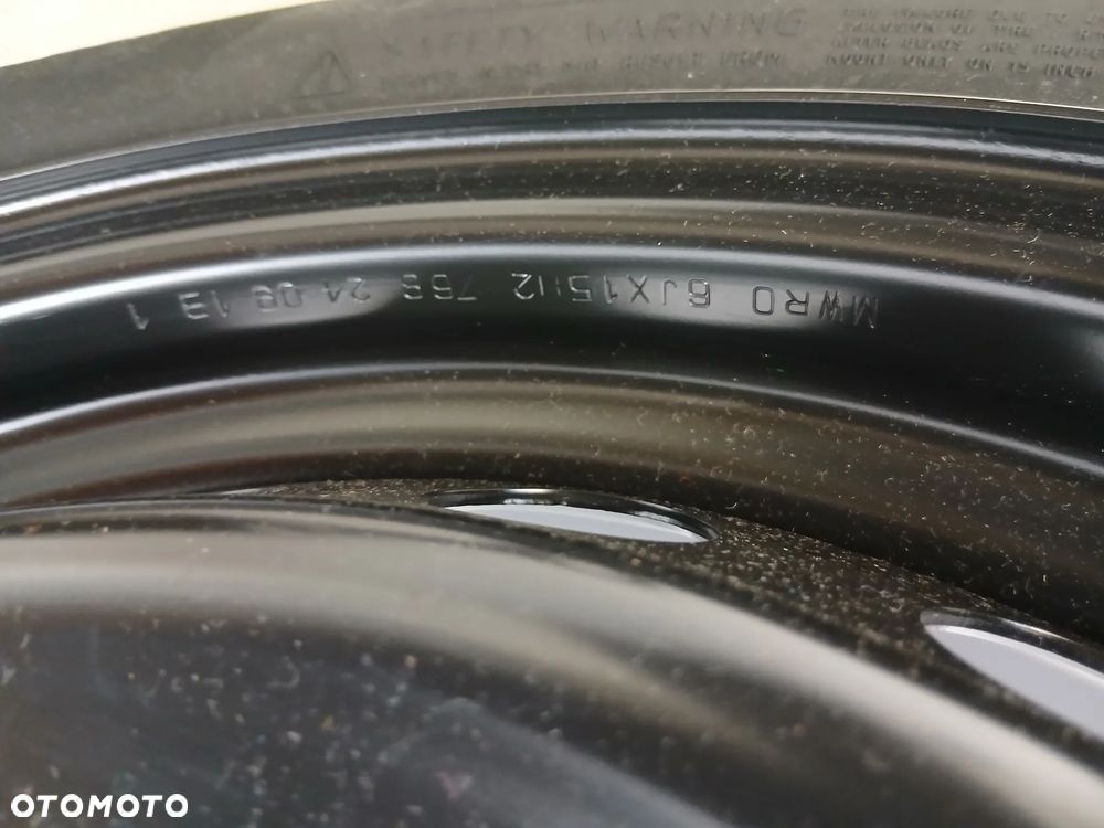 Koło zapasowe lewarek klucz zestaw Dacia Logan II MCV 4x100 - 5