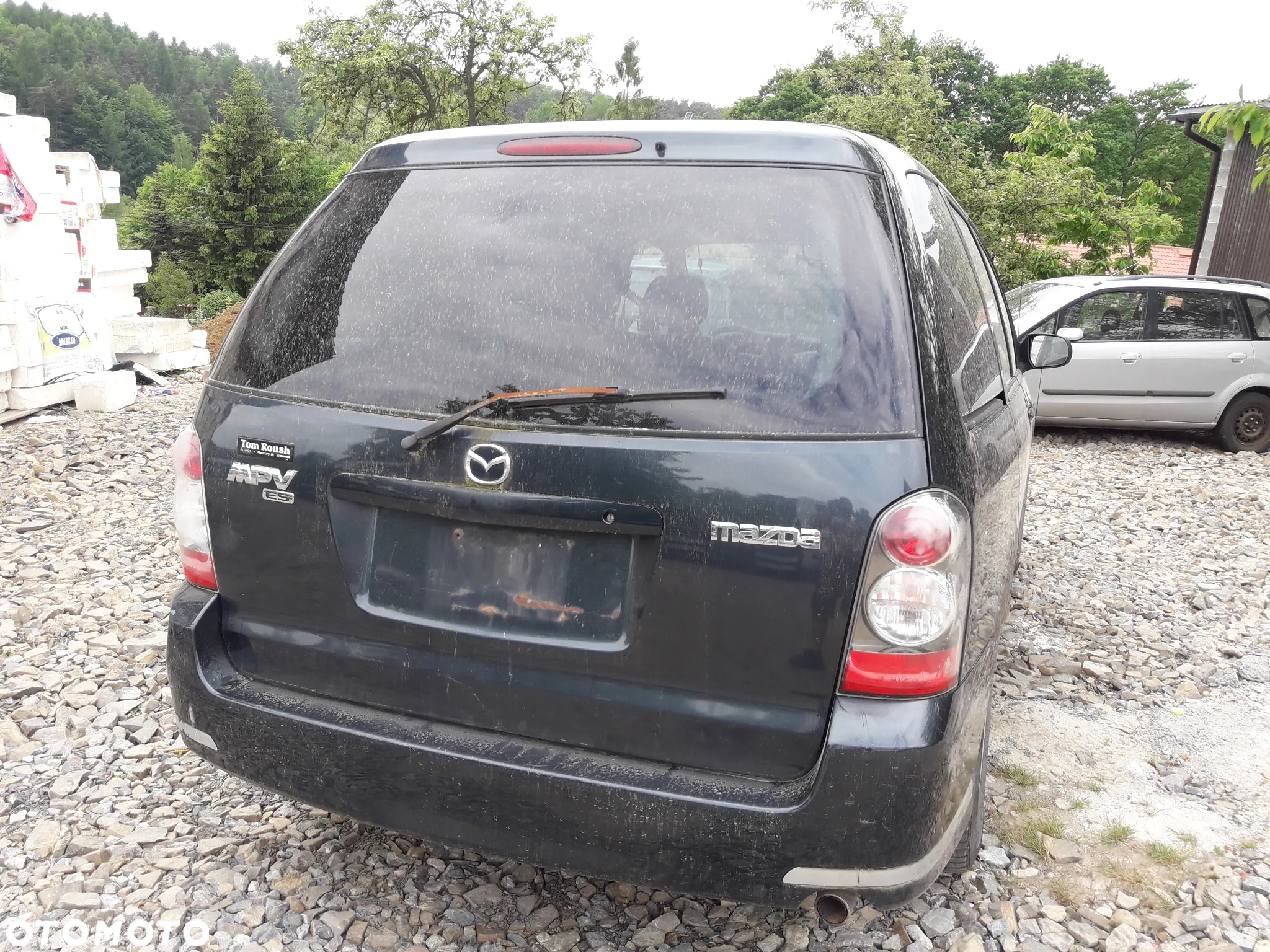 Mazda MPV 99-06 szyba tylna tył w klapie w kolor 18J - 4