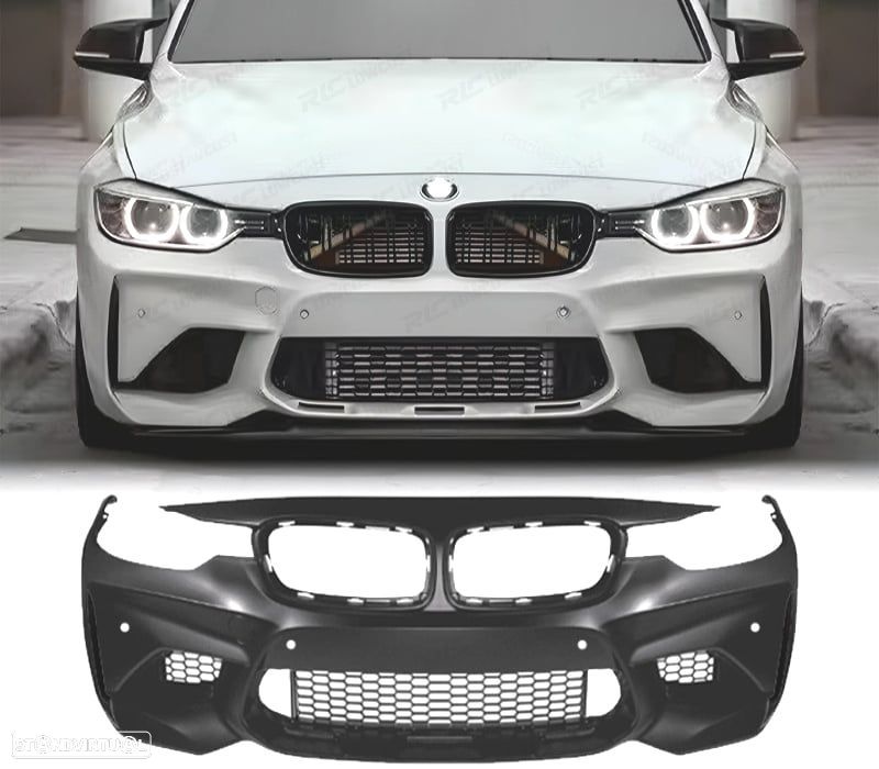 PÁRA-CHOQUES FRONTAL BMW F30 F31 11-19 LOOK M3C COMPETITION PDC - 1