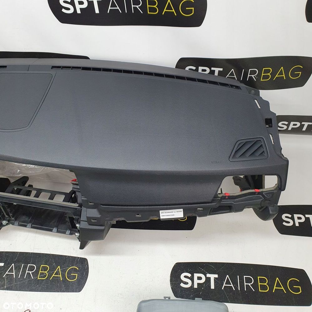 BMW 5 F10 F11 DESKA ROZDZIELCZA KONSOLA KOKPIT PULPIT PODUSZKI AIRBAG AIR BAG DOPINACZE KIT SET - 4