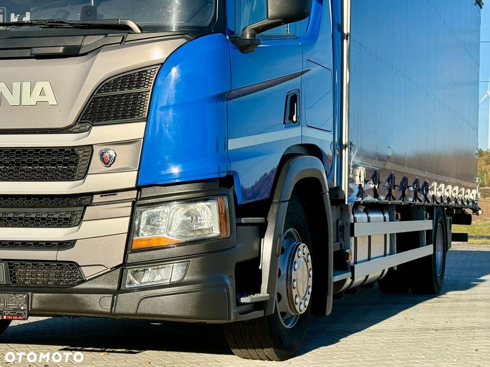 Scania P280 / FIRANKA / 20 EUROPALET / SYPIALKA / SILNIK 6 / AUTOMAT / EURO 6 / NISKI PRZEBIEG / 12.2021 ROK - 18