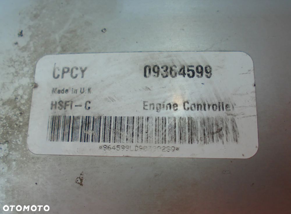 Sterownik Komputer Silnika CPCY 09364599 D99004 - 2