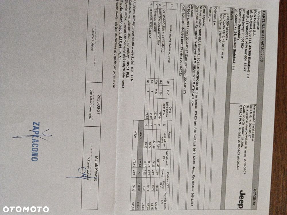 Jeep Renegade 2.0 MultiJet Active Drive Low Automatik Trailhawk - 23