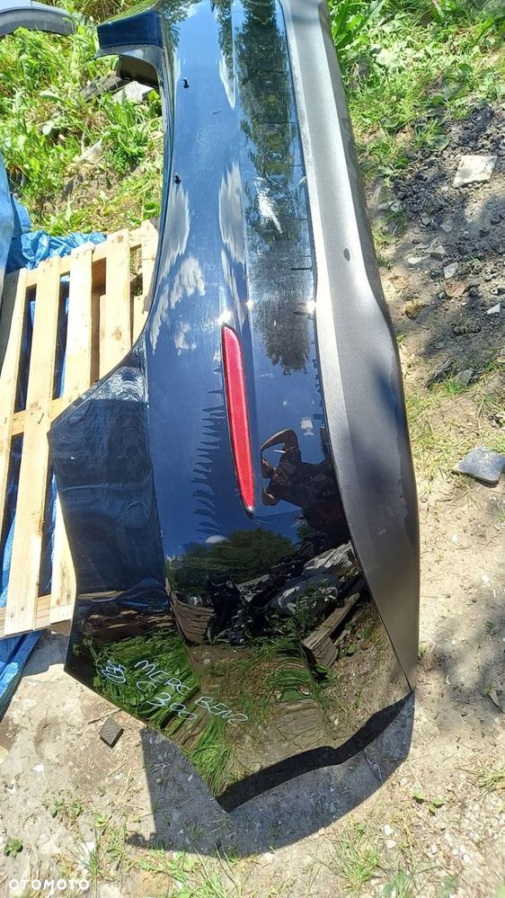 MERCEDES CKLASA W206 ZDERZAK TYŁ TYLNY CZARNY - 5