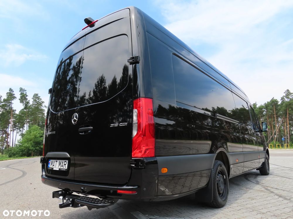 Mercedes-Benz Sprinter 319 CDI 190 KM Ekstra Długi Wysoki Dach LONG MAXI + 4800 mm Furgon Blaszak Rozstaw Osi 4325 mm Ładowność 881 Kg HAK 2800 Kg Stan Jak Nowy GOTOWY I DOSTEPNY POLECAM - 9