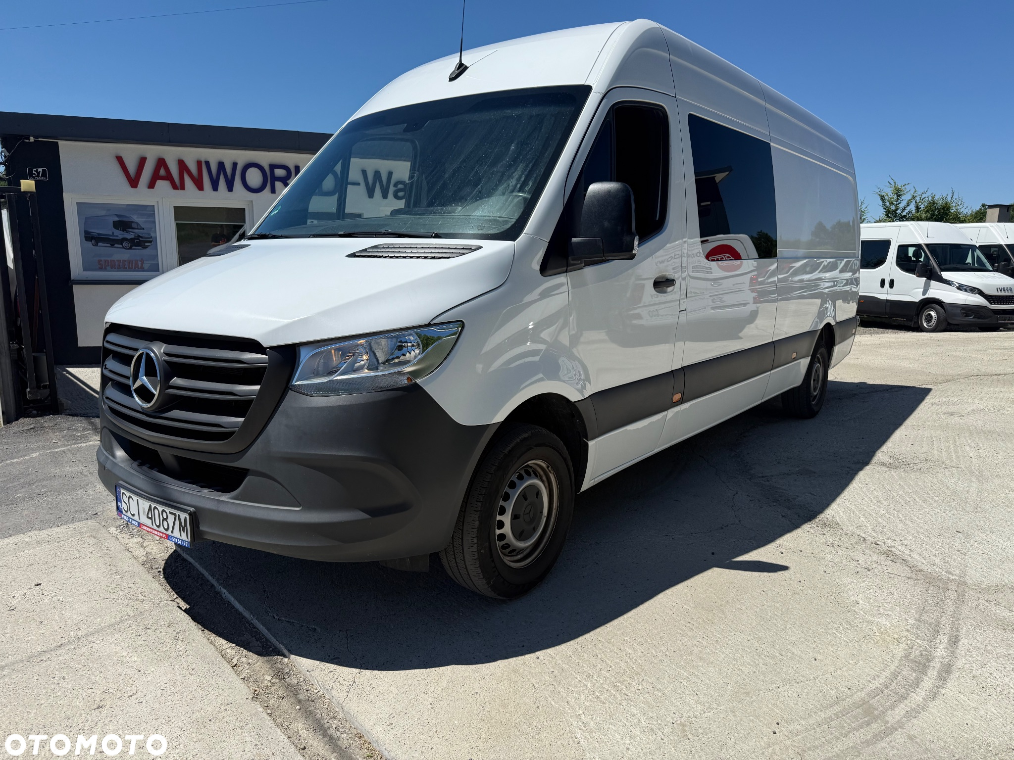 Mercedes-Benz SPRINTER  BRYGADÓWKA 7 OSOB FULL POCJA KAMERY 360 - 8