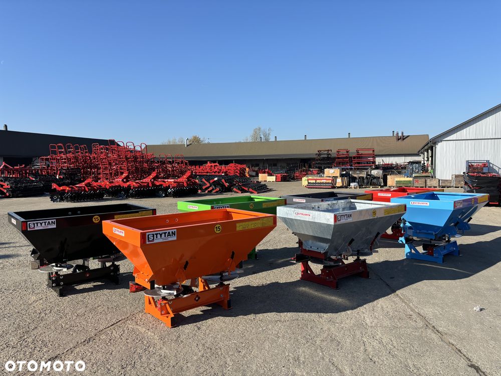 Dwutalerzowy rozsiewacz nawozów STRUMYK siewka do nawozu, siewnik 400-1200L sito/ tarcza z kwasówki/ przekładnia aluminiowa/ plandeka / sito - 7