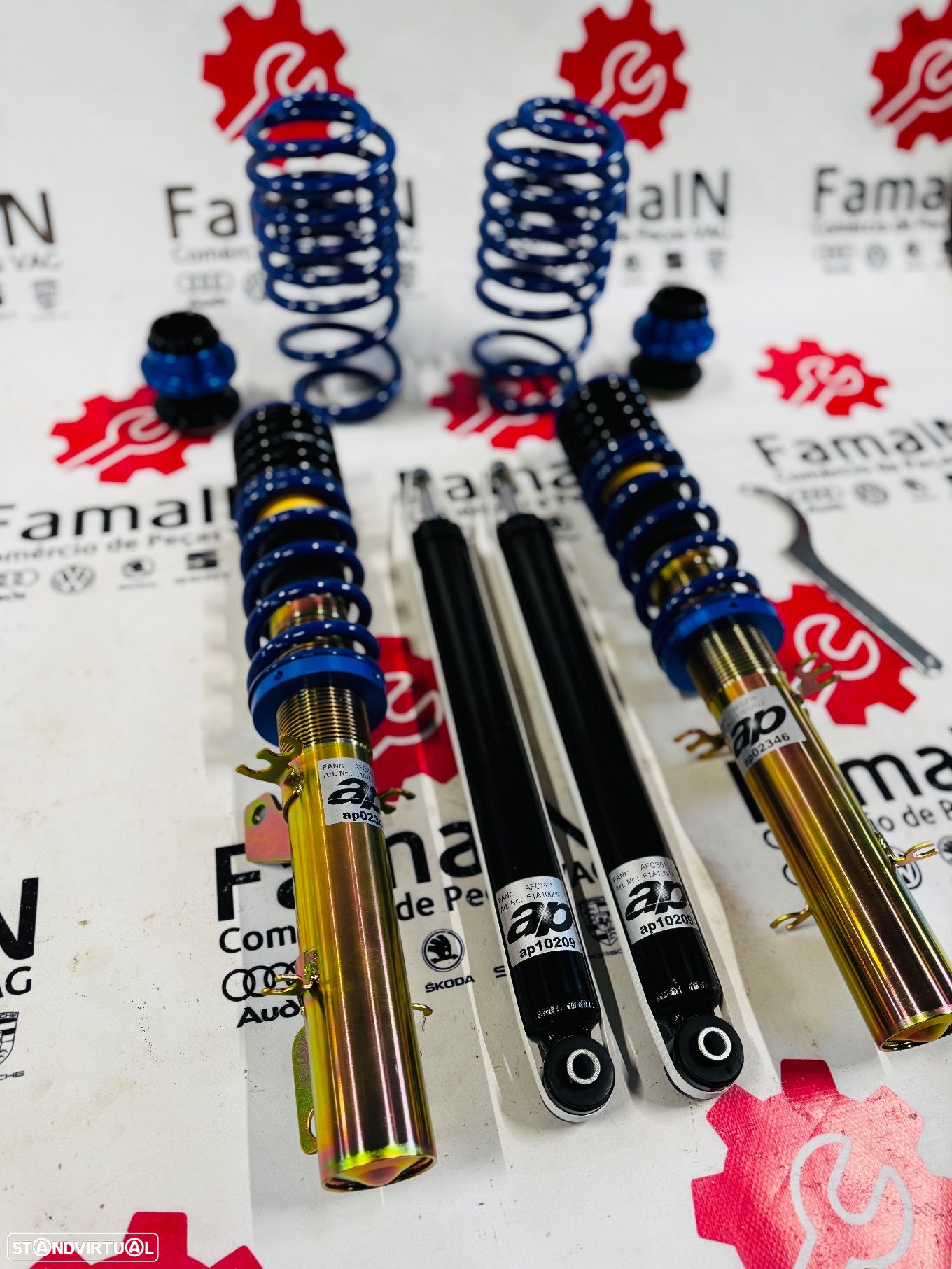 Kit Coilovers AUDI A3 1.9TDi 8L/SEAT IBIZA 6L / APRACING 2025 - 1