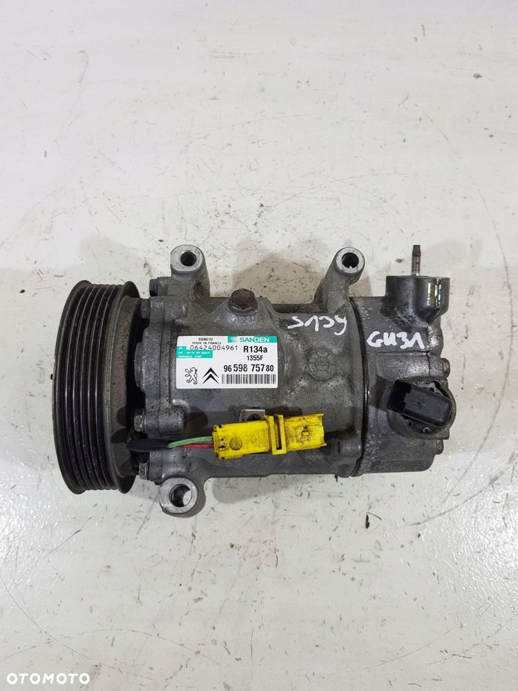 sprężarka klimatyzacji 9659875780 peugeot citroen 1.6 vti gu31 - 1