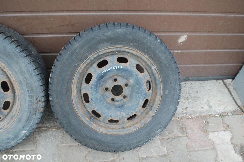FELGI STALOWE + OPONY ZIMOWE 1J0601027H 195/65R15 ET38 6J NOKIAN DĘBICA VW GOLF IV NEW BEETLE SKODA SEAT AUDI 1J0601027Q - 5
