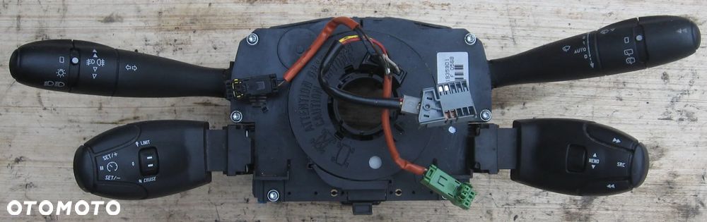 PEUGEOT 307 407 pajak przełącznik świateł kierunków manetka 96592429XT - 3