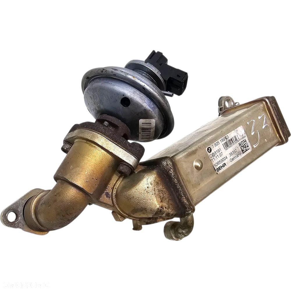 Bmw E81 E87 E90 Chłodnica Spalin Zawór Egr 1.6D 1.8D N47 7805189 7801942 - 2