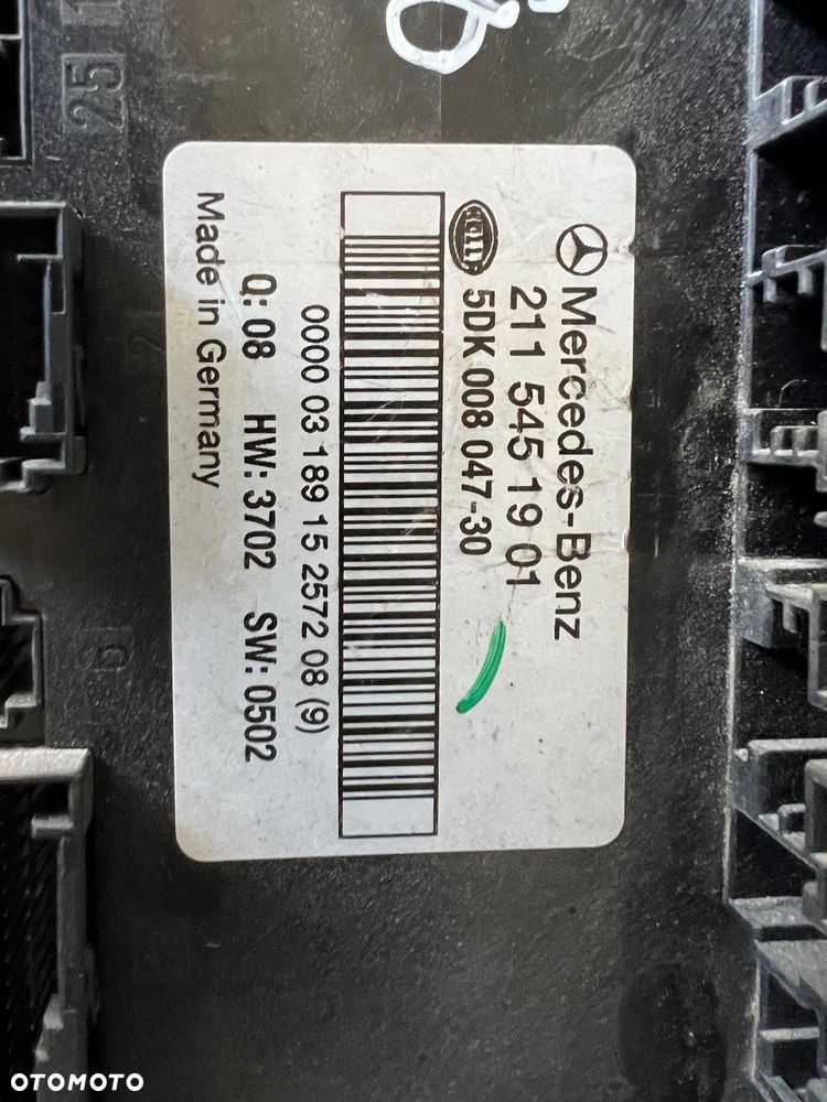 Sterownik Moduł SAM Mercedes w211 A2115453801  A2115453901/2115451901/2115453601 - 8