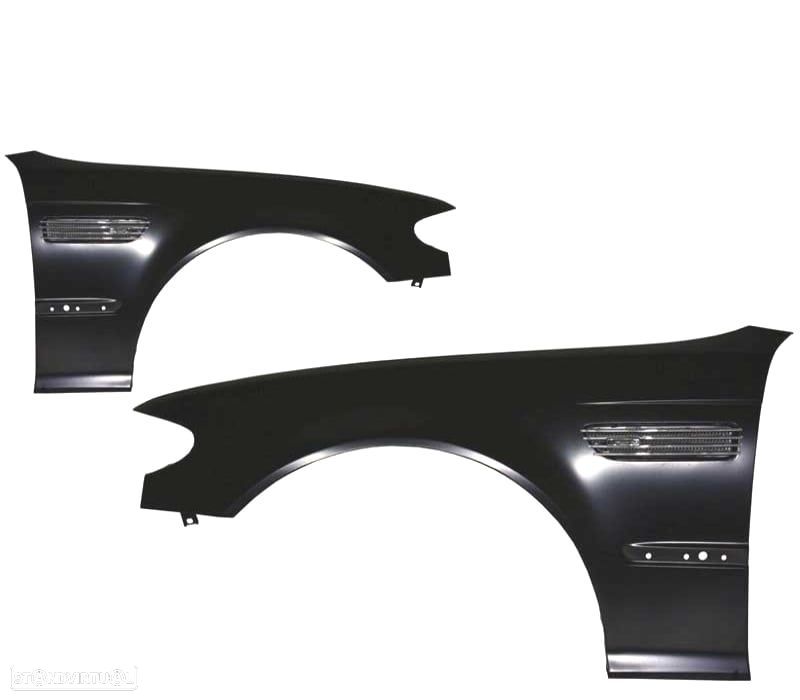 KIT 2 GUARDA-LAMAS BMW E46 01-05 LOOK M3 - 4