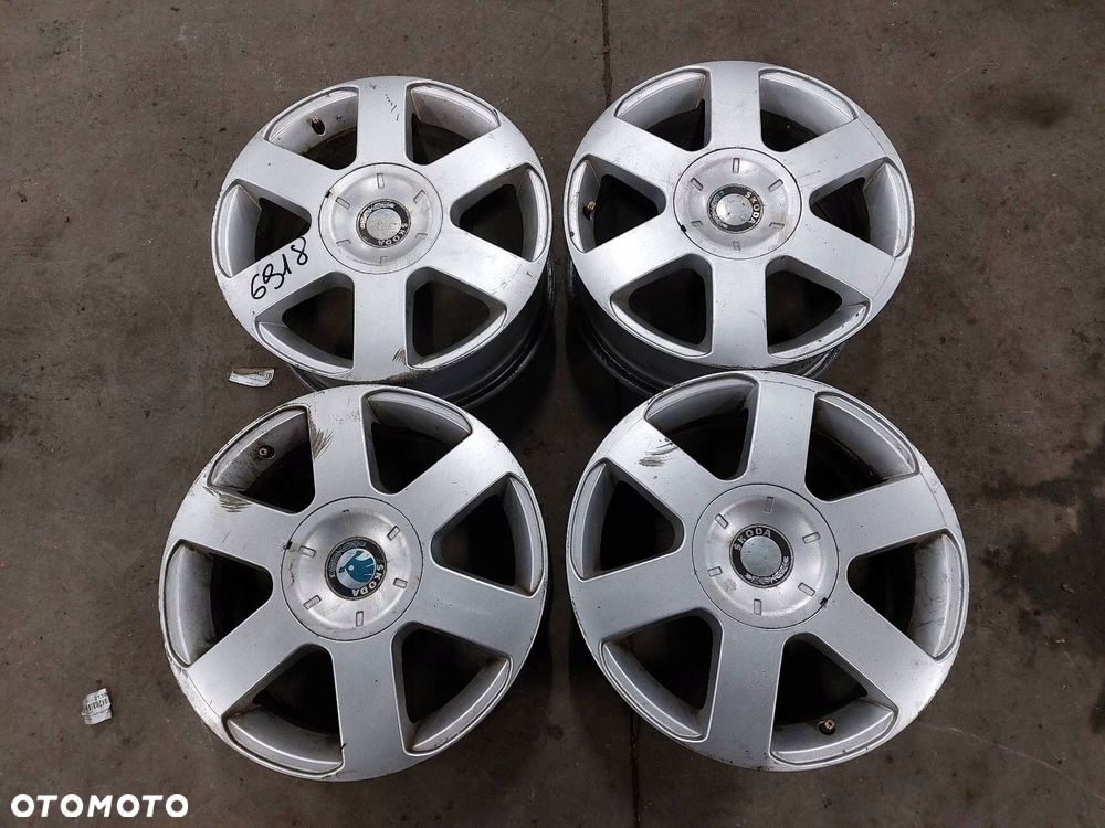 FELGA ALUMINIOWA 4 SZT 5x112 6,5Jx16 ET50 SKODA 1Z0601025B 1Z0601149 - 1