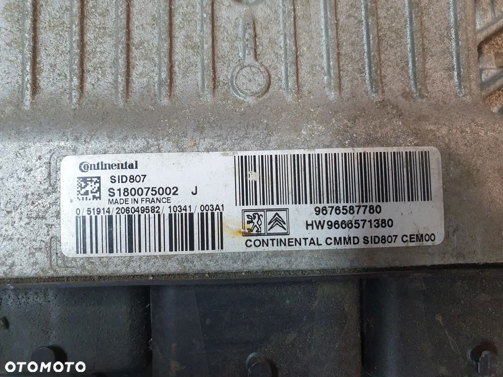 KOMPUTER STEROWNIK SILNIKA PEUGEOT 3008 1.6 E-HDI 9676587780 9666571380 - 2
