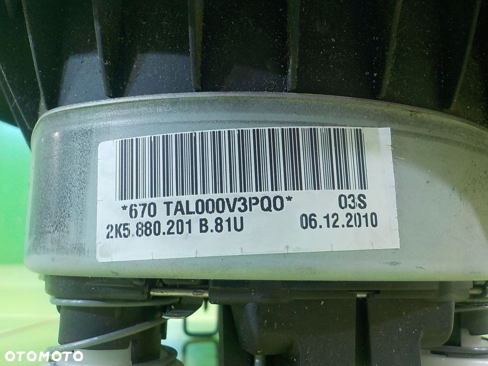 VW CADDY III LIFT 1.6 TDI 11r VAN AIRBAG poduszka kierowcy 2K5880201B - 6
