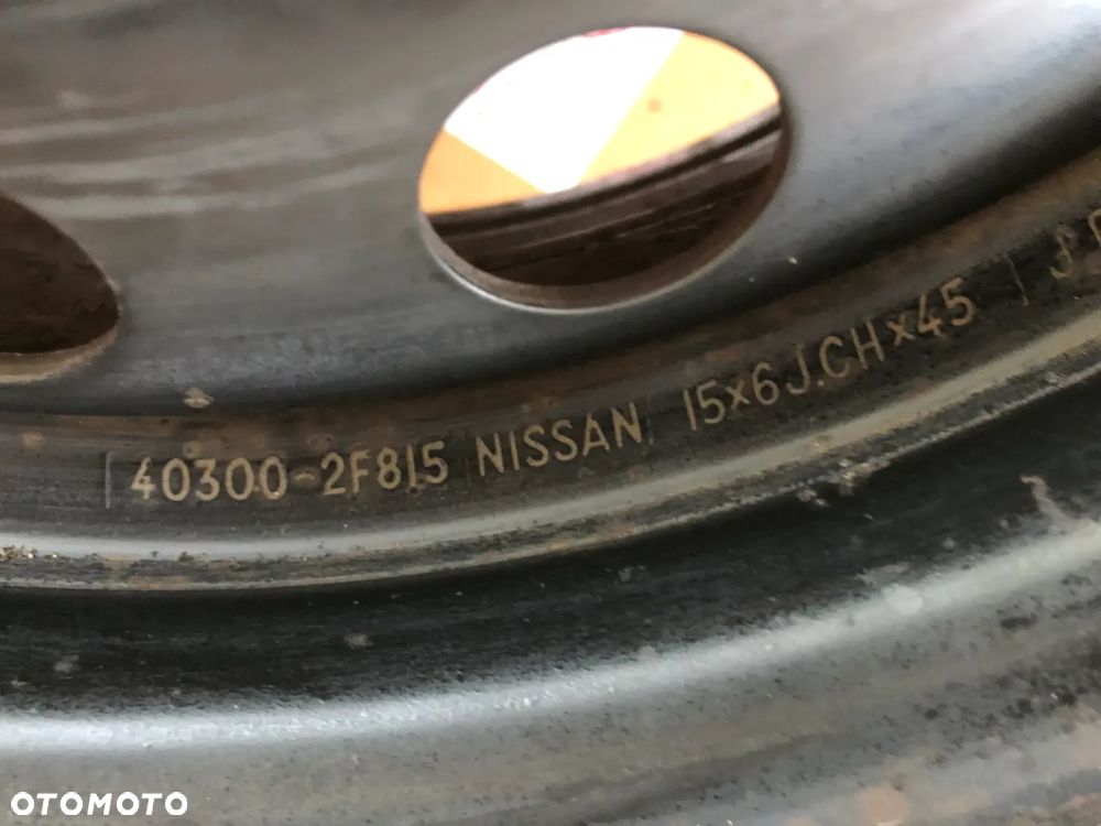 Koło Zapasowe Nissan 4x114,3 66MM ET 45 Opona 7,5 MM 185/65 R15 88H - Gwarancja Wysyłka - 8