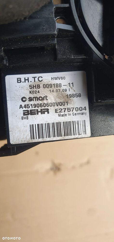 Panel nawiewu powietrza Smart Fortwo II A4519060600 - 7