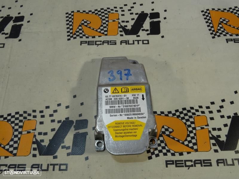 Centralina De Airbags Bmw 5 (E60)  6978374 / 220439130 / 6 978 374 - 1