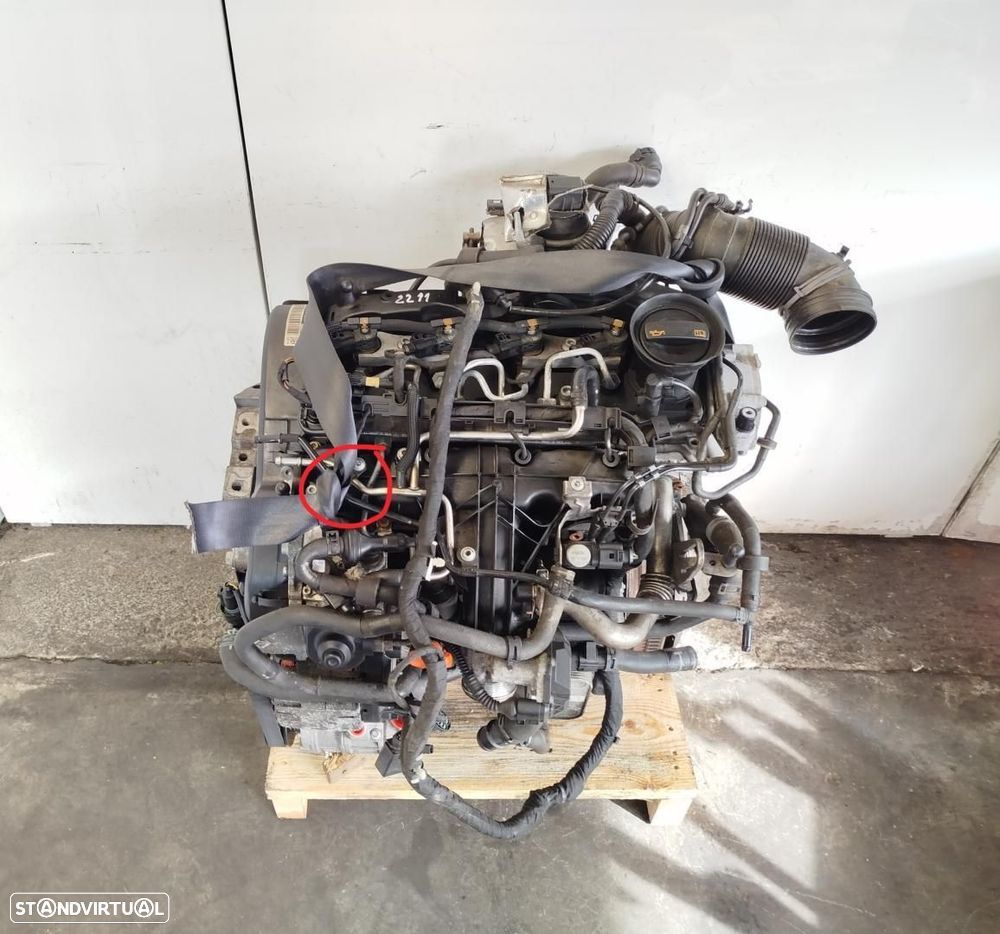 MOTOR COMPLETO VOLKSWAGEN TOURAN 1T3 - 1