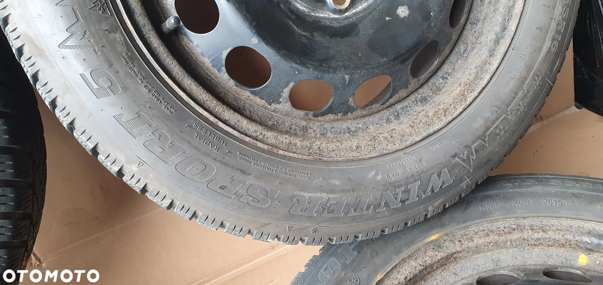 Felgi stalowe z oponami 6,5J ET46 5x112 205/55 R16 KBA43930 - 8