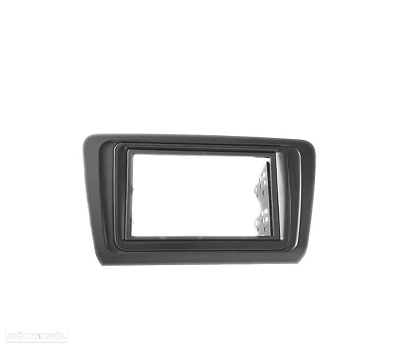 MOLDURA ADAPTADOR PRETO PARA RADIO 2-DIN PARA SKODA OCTAVIA 13+ - 2